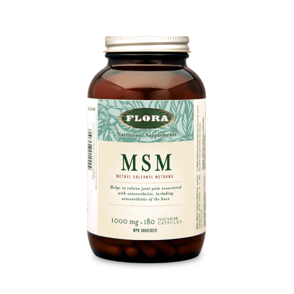 MSM, méthylsulfonylméthane en poudre aide à soulager les douleurs articulaires - Flora main image 0